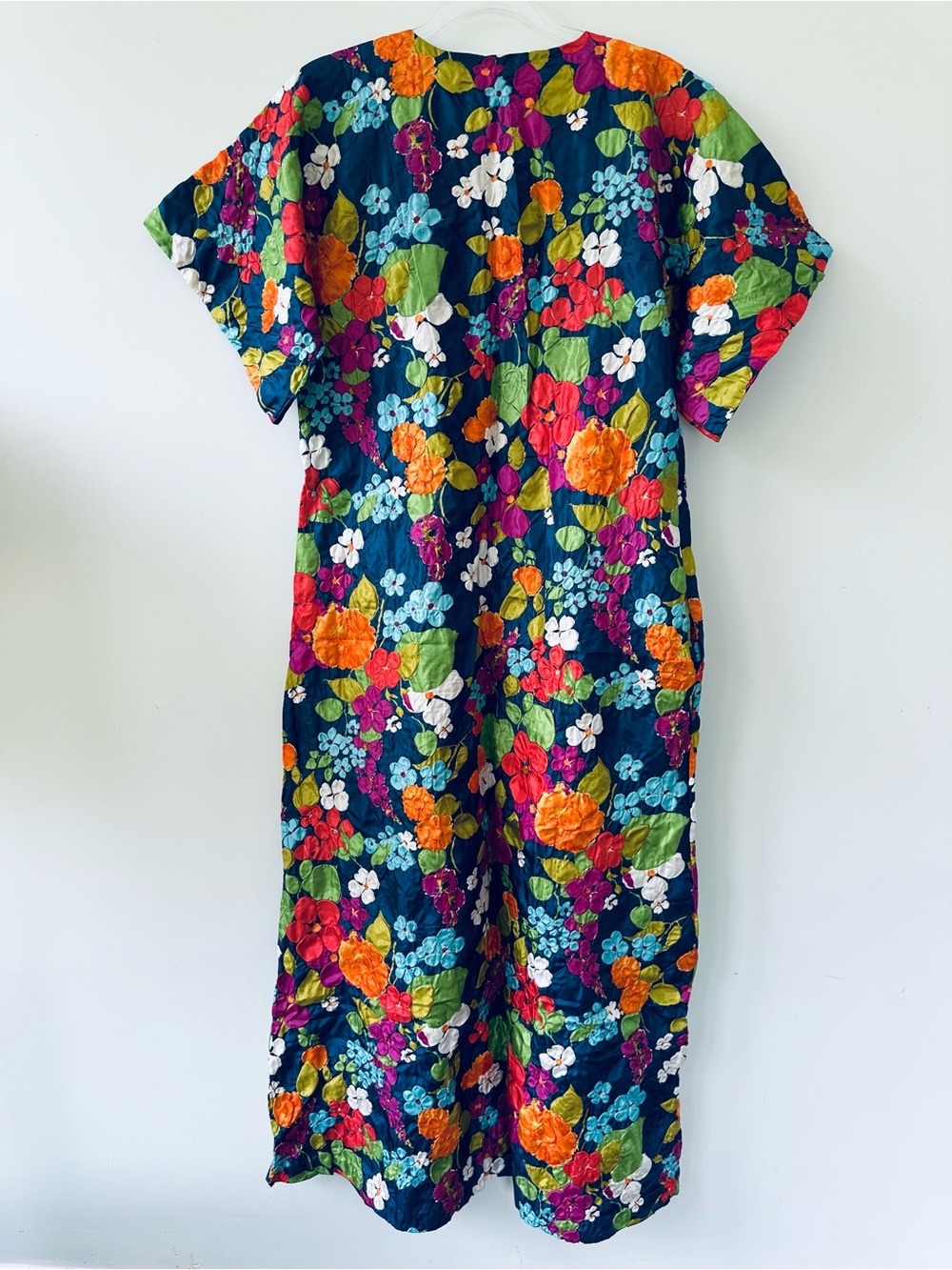 Vintage Caftan Kimono House Dress M - Picture 7 of 9
